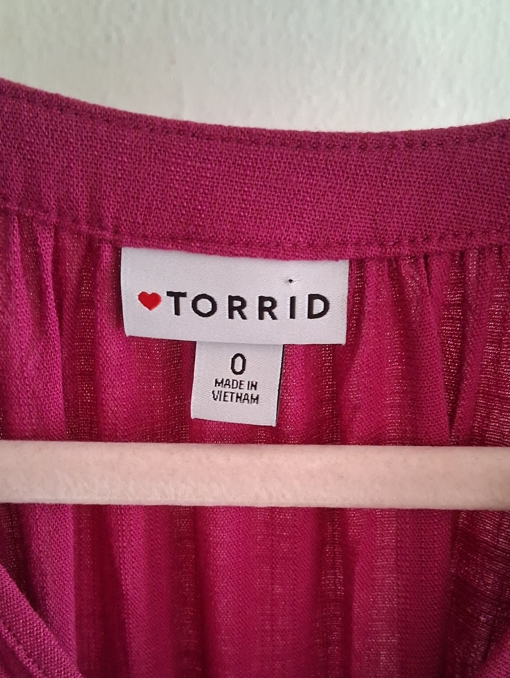 Torrid Raspberry-Pink Short Sleeve Mini Dress - Picture 2 of 9